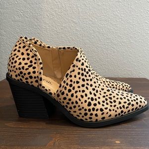 Cheetah Bootie